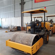 座驾式压路机 双钢轮振动碾 建筑地面整平压路机
