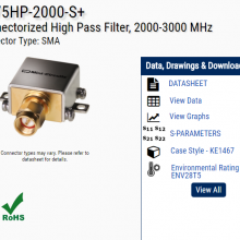 minicircuits ZX75HP-2000-S+