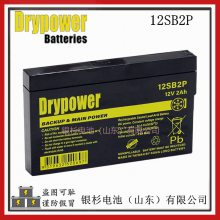 原装Drypower蓄电池12SB2P医疗设备电源 消防系统储能12V-2AH储能铅酸电池