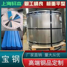 宝钢压型板 TDC5强度 0.7*1000 高耐候HDP 浅青蓝46V AZ镀铝锌基板