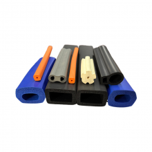 NBR橡塑管发泡厂家批发高密度八字异形双孔三孔海绵管光面管套