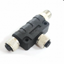 DEVICENET总线T型连接器M12分配器一分二RS485转接