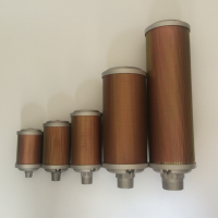 气动阀隔膜泵专用 DN40不锈钢消音器 1.5寸不锈钢消声器