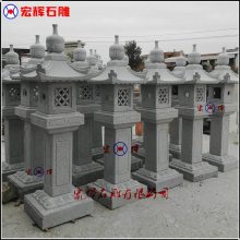 福建惠安白麻石灯笼高120cm春日型石头灯笼雕刻