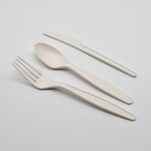 可降解餐具西餐意面6寸7寸叉子外卖餐具一次性PLA刀叉