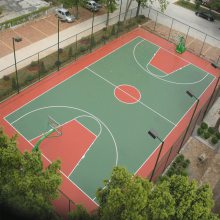 江西小区球场建设 学校篮球场施工 南昌户外体育场地材料厂家