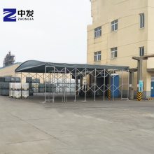防雨遮阳雨蓬 电动推拉收缩雨棚 防疫小帐篷 加粗加厚材质