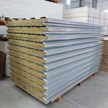 10公分岩棉夹芯板 医院手术室抗菌净化板 防火阻燃 使用寿命长