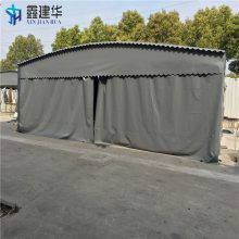 广东湛江大型促销活动棚电动悬空雨篷屋顶电动雨棚