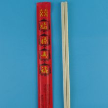 一次性竹筷配套湿纸巾牙签 三件套竹筷 6.0无节小角筷子