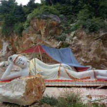 石雕大型弥勒佛 寺庙祭祀佛像摆件 石雕阿弥陀佛