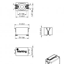 744242110 WE-SLM SMTƬģ·˲ 6.3*3.3*3.3 2*11UH
