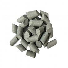 厂家直供斜三角15*15抛磨块碳化硅研磨石去毛刺硬度高含砂量高不易碎研磨石粗抛湖南