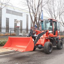 小型铲车装载机四驱四缸多功能建筑工程铲沙20工地30抓草抓木机