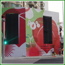 高清壁纸壁画定制 墙纸喷绘写真 大型广场车贴广告喷绘定制