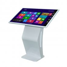 厂家 43/55寸落地卧式触摸一体机红外多点触摸查询机 广告机