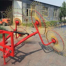 生产供应拖拉机后置式搂草机 2.1米长齿条割草机 弹齿圆盘搂草机