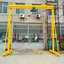 车间码头工地使用5吨移动式龙门架 2吨固定式龙门吊