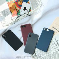 简约纯色iphone7手机壳超薄磨砂苹果6/6s/plus全包硬壳保护套情侣