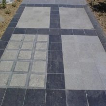 公园景区铺路石 青石地铺石 栈道面 荔枝面石板材 防滑耐腐蚀