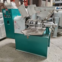 郑州凯创100型螺旋榨油机 商用花生菜籽榨油机 中型油坊加工榨油机械
