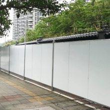 5公分加厚夹芯板双面彩钢板围挡 施工区域常用挡板