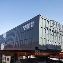 骨架侧翻自卸半挂车 集装箱骨架侧翻半挂车 弘源重卡