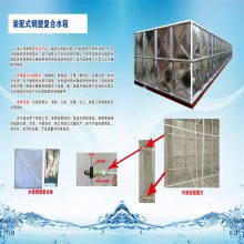 装配式钢塑复合水箱~装配式钢塑水箱：耐酸碱，耐高温，***