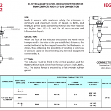 F.lli GiacomelloҺλָʾIEG-TC1-1/2/TC2-1/2 /TCMM-1/2