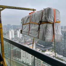 上海高楼房大件沙发定制板材家具怎么吊装上楼