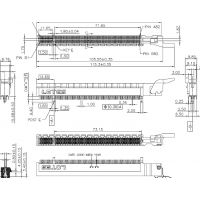 LOTESӦPCI-e 164P  Կ ʽ 2.3/2.54/3.1/3.8 ɿ