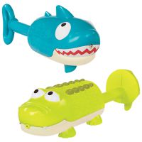 美國(guó)B.Toys兒童水槍玩具動(dòng)物水槍小孩水槍抽拉式夏天戲水沙灘玩具