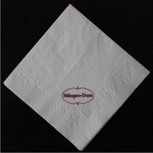 印花方巾纸正方形散装印字 餐巾纸定制印logo 广告宣传盒装抽纸定制