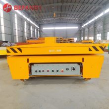 重型rgv自动化定位停靠轨道电动平车 纵横平移液压升降有轨车厂家