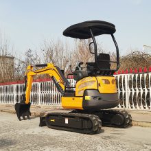 果园种植17钩机 城市绿化工程小挖机 可配多种辅具小型挖掘机