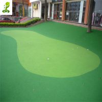 广州高尔夫球场高密度人造草坪2公分PE材质运动场地绿色人工草皮