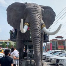 机械大象出租出售 16米超大动物模型租赁 内部加厚制作