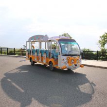 浙江17座小老虎造型电动观光车校园酒店旅游景区观光代步车厂家