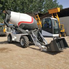 大型4立方搅拌车 双液压罐体搅拌车 分体变矩器