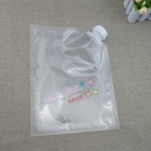 厂家供应无菌液体配送吸嘴袋 带斜嘴方便罐装三边封袋 5kg冷链调味品饮料配送袋