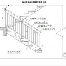 供应楼梯扶手栏杆,锌钢护栏,围栏,铁艺围墙栏杆厂商