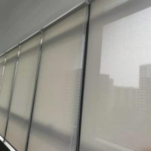电动工程卷帘-办公单位电动喷绘卷帘广告LOGO卷帘窗帘设计定制