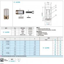 西班牙式气顶 美式空气销 米思米C-AJVSS原装