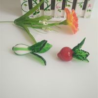 玻璃萝卜白菜  圣诞主题玻璃 卡通造型室内景观 装饰精品工艺摆件