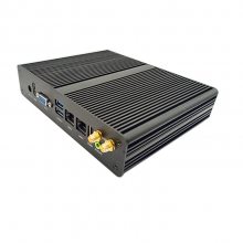 J6412双网双串工控机支持VGA,HDMI双显直流12v供电软路由