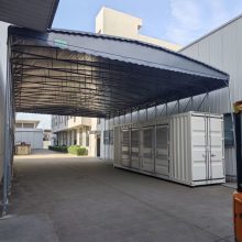 诚顺专业定做雨棚 移动收缩帐篷 清洗维护方便