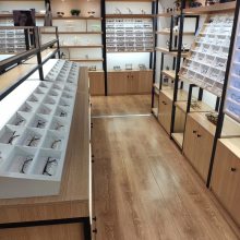 高度纤维密度板展示柜台 烤漆眼镜柜 眼镜展示柜厂家供应