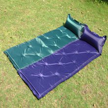 带枕头自动充气垫野外救灾帐篷睡垫单人午休床睡垫防汛救灾加厚睡垫雷力