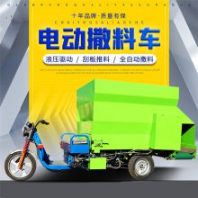 奶牛养殖用大容量撒料车 左右出草电动喂牛机 青贮饲料用喂料机