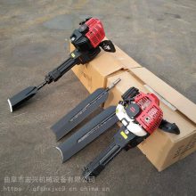 两冲程内燃汽油镐 大功率手持式混凝土冲击破碎锤 带土球挖树机